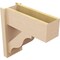 Ekena Millwork 8-in W x 20-in D x 20-in H Funston Block Rough Cedar Woodgrain TimberThane Outlooker, Primed Tan OUTUR080X20X20FST44RCPR - alternate 3